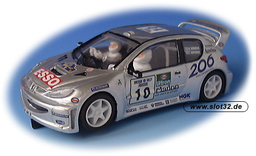 TEAMSLOT Peugeot 206 WRC silver